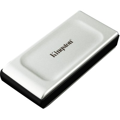 Твердотельный накопитель Kingston External SSD XS2000, 1000GB, Type-C, USB 3.2 Gen 2x2, R/W 2000/2000MB/s, IP55, 70x33x14mm, Silver (5 лет)