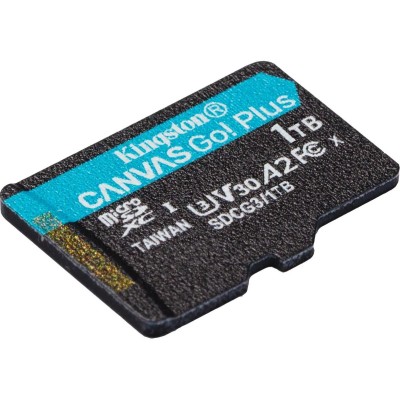 Карта памяти Kingston 1TB microSDXC Canvas Go Plus 170R A2 U3 V30 Card + ADP Kingston 1TB microSDXC Canvas Go Plus 170R A2 U3 V30 Card + ADP