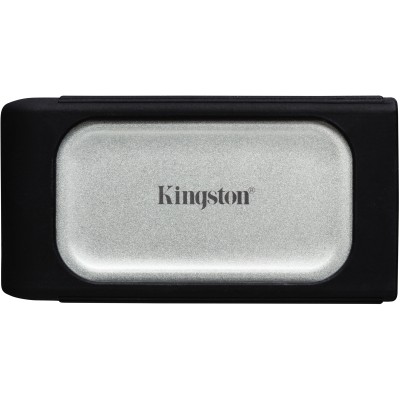Твердотельный накопитель Kingston External SSD XS2000, 1000GB, Type-C, USB 3.2 Gen 2x2, R/W 2000/2000MB/s, IP55, 70x33x14mm, Silver (5 лет)