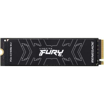 Твердотельный накопитель Kingston SSD Fury Renegade, 2000GB, M.2(22x80mm), NVMe, PCIe 4.0 x4, 3D TLC, R/W 7300/7000MB/s, IOPs 1 000 000/1 000 000, DRAM buffer 2048MB, TBW 2000, DWPD 0.55 (5 лет)