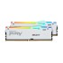 Память оперативная Kingston 64GB 6000MT/s DDR5 CL40 DIMM (Kit of 2) FURY Beast White RGB XMP