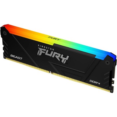 Память оперативная Kingston 16GB 2666MT/s DDR4 CL16 DIMM FURY Beast RGB