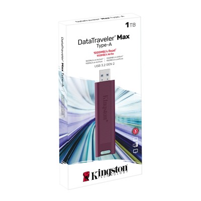 Флэш USB Kingston 1TB USB 3.2 Gen 2 DataTraveler Max Type A Kingston 1TB USB 3.2 Gen 2 DataTraveler Max Type A