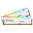 Память оперативная Kingston 64GB 6000MT/s DDR5 CL40 DIMM (Kit of 2) FURY Beast White RGB XMP