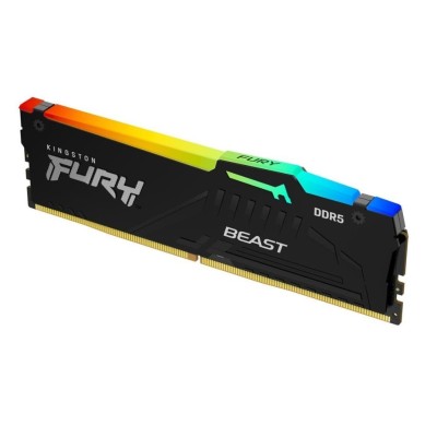 Память оперативная Kingston 16GB 5200MT/s DDR5 CL36 DIMM FURY Beast RGB EXPO