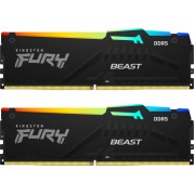 Память оперативная Kingston 16GB 6000MT/s DDR5 CL36 DIMM (Kit of 2) FURY Beast RGB EXPO