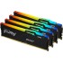 Память оперативная Kingston 128GB 5200MT/s DDR5 CL40 DIMM (Kit of 4) FURY Beast RGB XMP