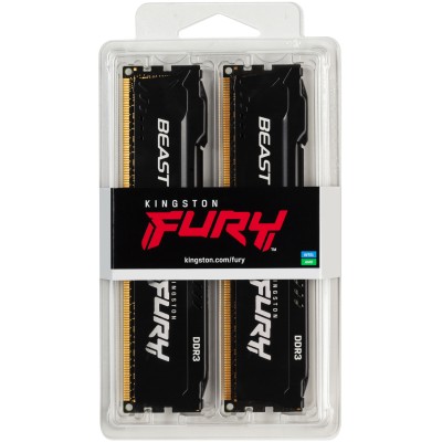 Kingston FURY Beast Black KF316C10BBK2/8 Оперативная память