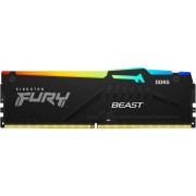 Память оперативная Kingston 16GB 5600MT/s DDR5 CL40 DIMM FURY Beast RGB XMP