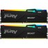 Память оперативная Kingston 32GB 5200MT/s DDR5 CL36 DIMM (Kit of 2) FURY Beast RGB EXPO