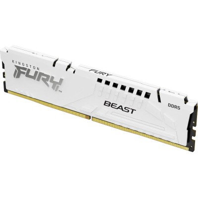 Память оперативная Kingston 32GB 6000MT/s DDR5 CL40 DIMM FURY Beast White XMP