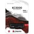 Твердотельный накопитель Kingston SSD KC3000, 512GB, M.2(22x80mm), NVMe, PCIe 4.0 x4, 3D TLC, R/W 7000/3900MB/s, IOPs 450 000/900 000, DRAM buffer 512MB, TBW 400, DWPD 0.71, with Heat Spreader (5 лет)