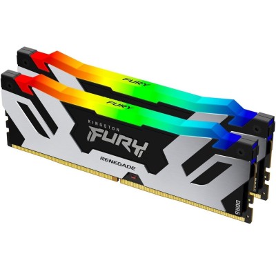 Память оперативная Kingston 64GB 6400MT/s DDR5 CL32 DIMM (Kit of 2) FURY Renegade RGB XMP