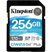 Карта памяти Kingston 256GB SDXC Canvas Go Plus 170R C10 UHS-I U3 V30 Kingston 256GB SDXC Canvas Go Plus 170R C10 UHS-I U3 V30