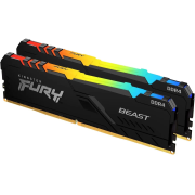 Память оперативная Kingston 16GB 3200MT/s DDR4 CL16 DIMM (Kit of 2) FURY Beast RGB