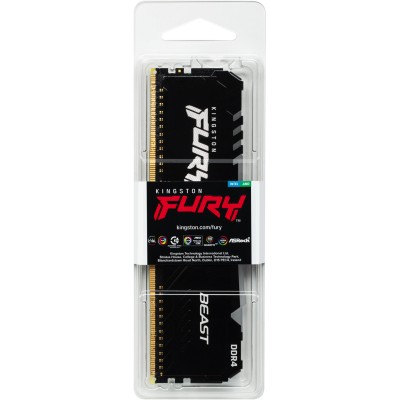 Память оперативная Kingston 32GB 3600MHz DDR4 CL18 DIMM FURY Beast RGB