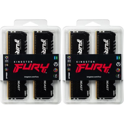 Kingston FURY Beast RGB KF436C17BBAK4/32 Оперативная память