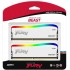 Память оперативная Kingston 32GB 3200MT/s DDR4 CL16 DIMM (Kit of 2) FURY Beast White RGB SE