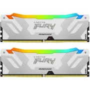 Память оперативная Kingston 32GB 6000MT/s DDR5 CL32 DIMM (Kit of 2) FURY Renegade RGB White XMP