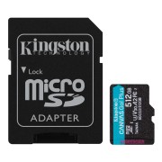 Карта памяти Kingston 512GB microSDXC Canvas Go Plus 170R A2 U3 V30 Card + ADP Kingston 512GB microSDXC Canvas Go Plus 170R A2 U3 V30 Card + ADP