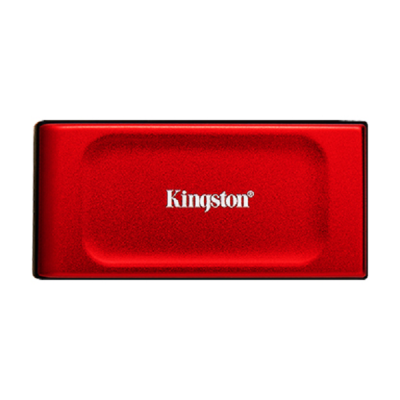 Твердотельный накопитель Kingston External SSD XS1000, 1000GB, Type-C/A, USB 3.2 Gen 2, R/W 1050/1000MB/s, 70x33x14mm, 29g., Red (12 мес)