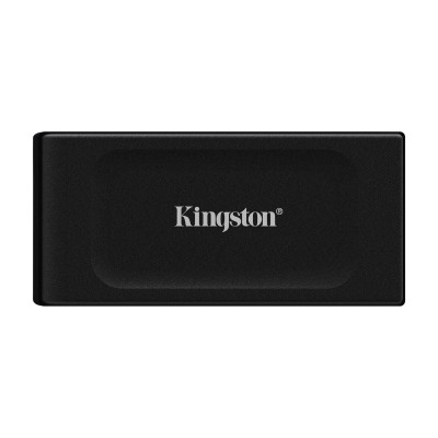 Твердотельный накопитель Kingston External SSD XS1000, 1000GB, Type-C/A, USB 3.2 Gen 2, R/W 1050/1000MB/s, 70x33x14mm, 29g., Black (5 лет)