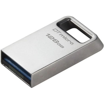 Флэш USB Kingston 128GB DataTraveler Micro 200MB/s Metal USB 3.2 Gen 1 Kingston 128GB DataTraveler Micro 200MB/s Metal USB 3.2 Gen 1