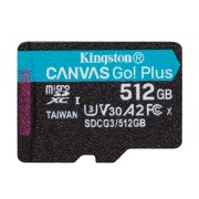 Карта памяти Kingston 512GB microSDXC Canvas Go Plus 170R A2 U3 V30 Card W/O ADP Kingston 512GB microSDXC Canvas Go Plus 170R A2 U3 V30 Card W/O ADP