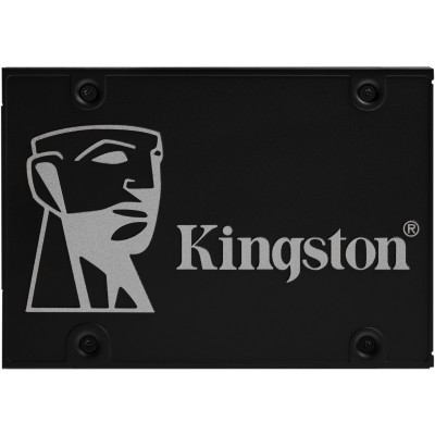 Твердотельный накопитель Kingston SSD KC600, 256GB, 2.5" 7mm, SATA3, 3D TLC, R/W 550/500MB/s, IOPs 90 000/80 000, DRAM buffer 256MB, TBW 150, DWPD 0.32 (5 лет)