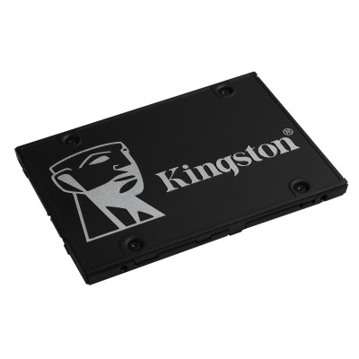 Твердотельный накопитель Kingston SSD KC600, 256GB, 2.5" 7mm, SATA3, 3D TLC, R/W 550/500MB/s, IOPs 90 000/80 000, DRAM buffer 256MB, TBW 150, DWPD 0.32 (5 лет)