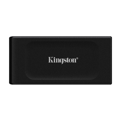 Твердотельный накопитель Kingston External SSD XS1000, 2000GB, Type-C/A, USB 3.2 Gen 2, R/W 1050/1000MB/s, 70x33x14mm, 29g., Black (5 лет)