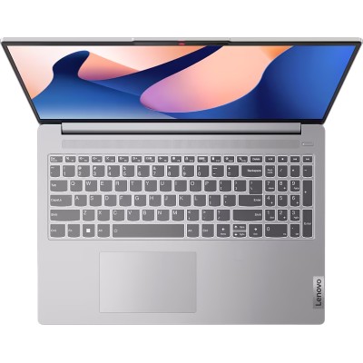 Ноутбук Lenovo IdeaPad Slim 5 16IRL8 16"(2560x1600 IPS)/Intel Core i7 13620H(2.4Ghz)/16384Mb/512SSDGb/noDVD/Int:Intel UHD Graphics/Cam/BT/WiFi/75.4WHr/war 1y/1.89kg/cloud grey/noOS + 100W, RU kbd