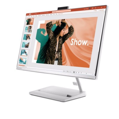 Моноблок Lenovo IdeaCentre AIO 3 27IAP7 27"(1920x1080 IPS)/Intel Core i5 13420H(Ghz)/16384Mb/512SSDGb/noDVD/Int:Intel UHD Graphics/Cam/BT/WiFi/war 1y/8.82kg/white/noOS + RU kbd, mouse USB