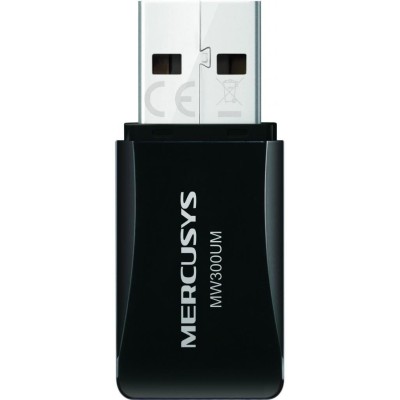 Адаптер Wi-Fi N300 Wi-Fi Mini USB Adapter,2T2R, 1xUSB 2.0 MW300UM