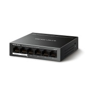 Коммутатор 6-Port 10/100 Mbps Desktop Switch with 4-Port PoE+ PORT: 4? 10/100 Mbps PoE+ Ports, 2? 10/100 Mbps Non-PoE Ports SPEC: Compatible with 802.3af/at PDs, 40 W PoE Power, Desktop Steel Case, Wall Mounting FEATURE: Extend Mode for 250m PoE Transmitt