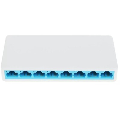 Коммутатор 8-port 10/100Mbps desktop switch, plastic case MS108