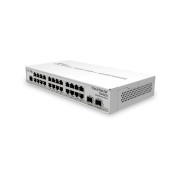 Коммутатор CRS326-24G-2S+IN Cloud Router Switch 24 Gigabit ports, 2 SFP+ cages and a desktop case – server room power for your home