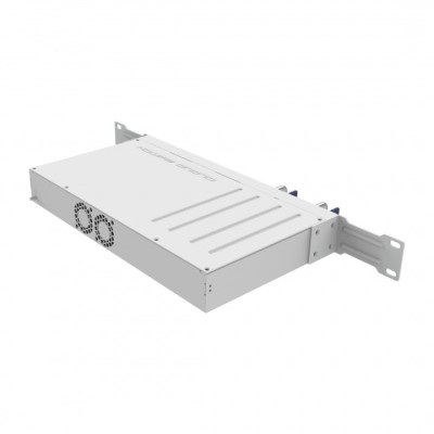 Коммутатор CRS504-4XQ-IN Cloud Router Switch with Quad-Core A9531 650 MHz CPU, 16 x 25G port 98DX4310 switch chip, 64 MB RAM, 4 x 100G QSFP28 ports, 1 x 100Mbit Eth port for management, RouterOS L5, desktop case