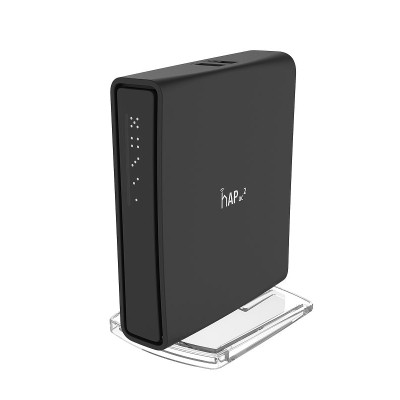 Маршрутизатор hAP ac2 Dual-Concurrent 2.4/5GHz AP, 802.11a/b/g/n/ac, Five Gigabit Ethernet ports, USB for 3G/4G support, universal tower case and IPsec hardware encryption support