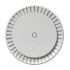 Точка доступа cAP ax Ceiling access point, 2x Gigabit LAN ports, PoE-IN (802.3af/at) & PoE-OUT (Passive PoE up to 57V), Antennas: 2.4 GHz: 2? 6 dBi and 5 GHz: 2? 5.5 dBi, Wireless Standards: IEEE 802.11 a/b/g/n/ac/ax, Simultaneous 574 Mbps on 2.4 GHz and 