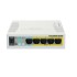 Коммутатор RB260GSP 5x Gigabit PoE out Ethernet Smart Switch, SFP cage, plastic case, SwOS