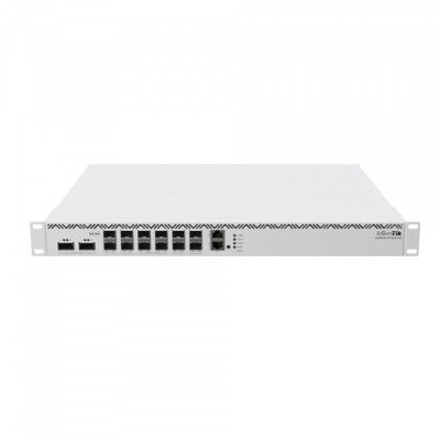 Маршрутизатор CCR2216-1G-12XS-2XQ Cloud Core Router with Amazon Annapurna Labs Alpine v3 AL73400 CPU (16-cores, 2GHz per core) and Marvell Prestera Aldrin2 switch-chip, 16GB RAM, 2x100G QSFP cages, 14x25G SFP28 cages, 1xGbit LAN, 2xM.2 SATA slots, RouterO