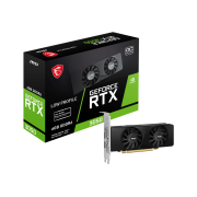 Видеокарта VGA MSI NVIDIA GeForce RTX 3050 LP 6G OC 6GB, GDDR6/64-bit, PCIe 4.0, 2xHDMI 2.1, 1xDP, 2.1-slot LP