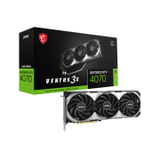 Видеокарта VGA MSI NVIDIA GeForce RTX 4070 VENTUS 3X E1 12G OC 12GB, GDDR6X/192-bit, PCIe 4.0, 1xHDMI 2.1, 3xDP, 2.2-slot OC