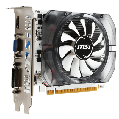 Видеокарта VGA MSI NVIDIA GeForce GT N730-4GD3V2 4GB, DDR3/128-bit, PCIe 2.0, 1xD-Sub, 1xHDMI 1.4, 1xDVI-I, 2-slot N730-4GD3V2