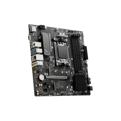 Материнская плата MB MSI AMD B650 sAM5, 4xDDR5(256GB), D-SUB/HDMI 2.1/DP, 1xPCIe 4.0x16, 2xPCIe 3.0, 1xLAN (2.5GbE), 4xSATA 6Gb/s, 2xM.2, 4xUSB 3.2, 4xUSB 2.0, 1xPS/2, mATX B650M-P