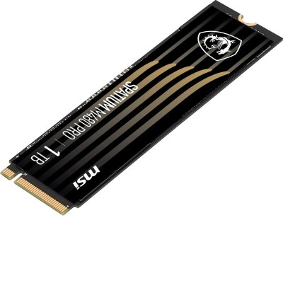 MSI SSD SPATIUM M480 Pro, 1000GB, M.2(22x80mm), NVMe, PCIe 4.0 x4, 3D TLC, R/W 7400/6000, IOPs 750 000/1 000 000, DRAM buffer 1024MB, TBW 700, DWPD 0.38 (5 лет) S78-440L1G0-P83