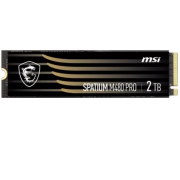 MSI SSD SPATIUM M480 Pro, 2000GB, M.2(22x80mm), NVMe, PCIe 4.0 x4, 3D TLC, R/W 7400/7000, IOPs 1 000 000/1 000 000, DRAM buffer 2048MB, TBW 1400, DWPD 0.38 (5 лет) S78-440Q600-P83