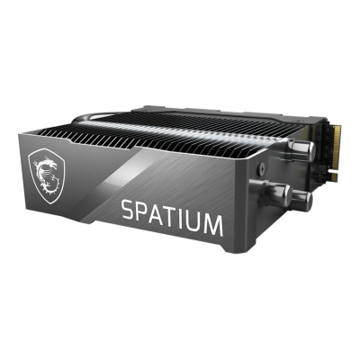 MSI SSD SPATIUM M570 Pro FROZR, 2000GB, M.2(22x80mm), NVMe, PCIe 5.0 x4, 3D TLC, R/W 12400/11800, IOPs -/-, DRAM buffer 4096, TBW 1400, DWPD 0.33, with Heat Spreader (5 лет) S78-440Q670-P83