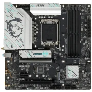 Материнская плата MB MSI INTEL B760 s1700, 4xDDR5(256GB), 2xHDMI 2.1/2xDP, 2xPCIe 4.0x16, 1xPCIe 3.0, 1xLAN (2.5GbE), Wi-Fi, BT, 4xSATA 6Gb/s, 2xM.2, 4xUSB 3.2, 2xUSB 2.0, 1xPS/2, mATX WIFI